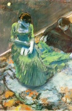 vor dem Vorhang 1892 Edgar Degas Ölgemälde
